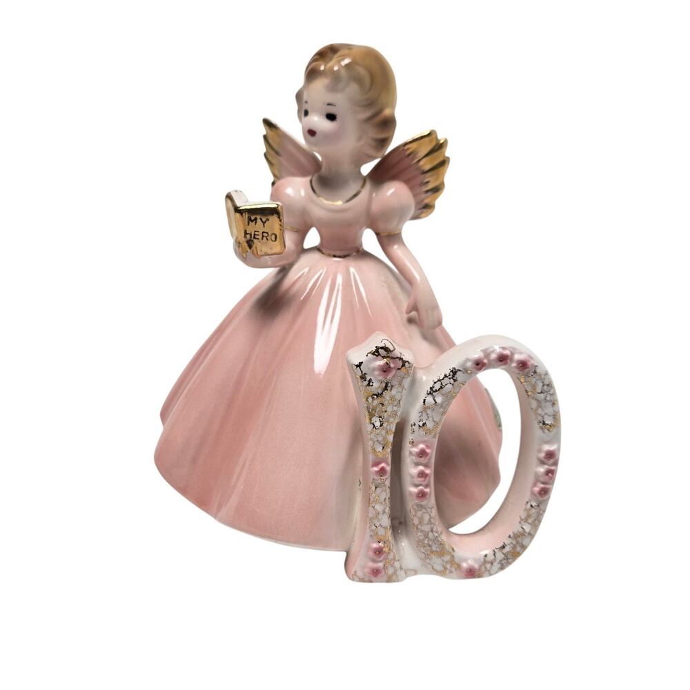 Josef Originals Porcelain Figurine 10th Birthday Angel